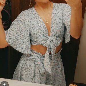 SHEIN SET TOP AND SKIRT